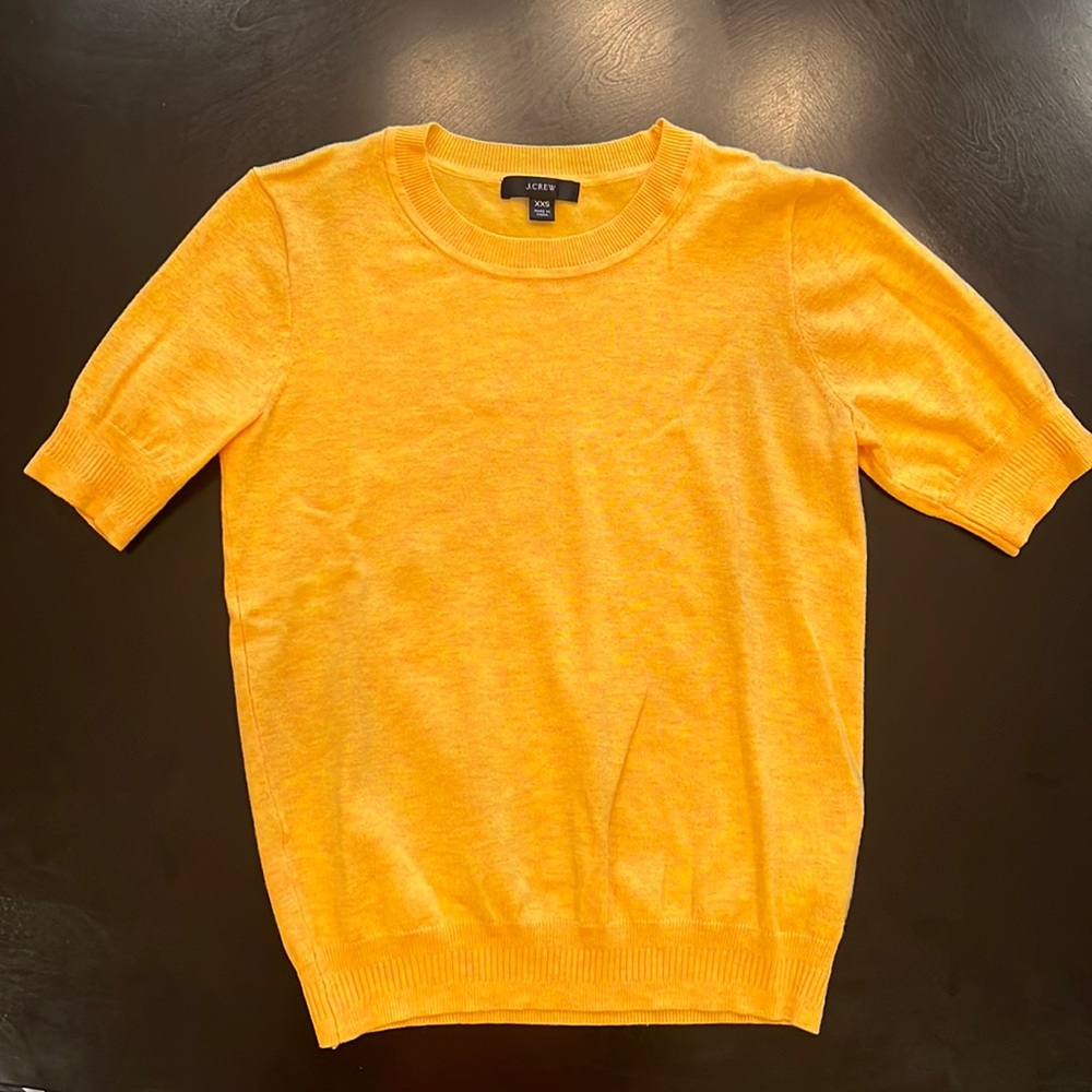 Golden J. Crew lyocell top, size XXS